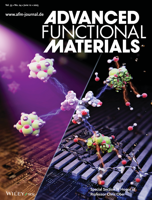 본교·삼성전자 공동연구팀이 개발한 소재의 작동 원리 및 출간된 논문 표지.
