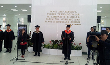 2014년 10월 2일 개교식 장면